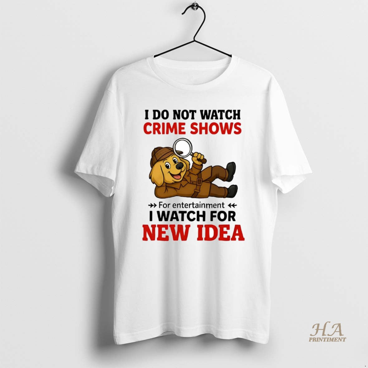 Official Golden Retriever I Do Not Watch Crime Shows I Watch For New Idea Shirt Hoodie Sweatshirt | PurePodTees.com