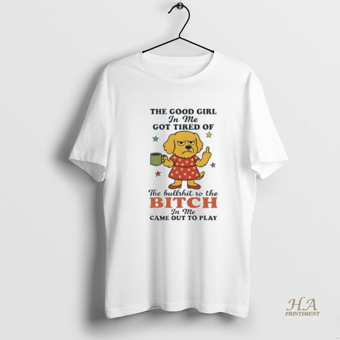 Official Golden Retriever The Good Girl In Me Shirt Hoodie Sweatshirt | PurePodTees.com