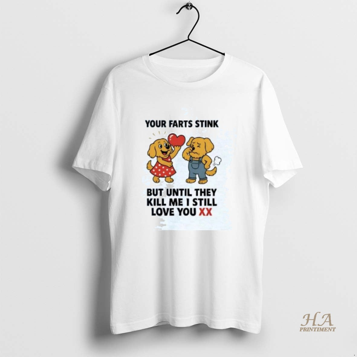 Official Golden Retriever Your Farts Stink But Until They Kill Me I Still Love You Shirt Hoodie Sweatshirt | PurePodTees.com