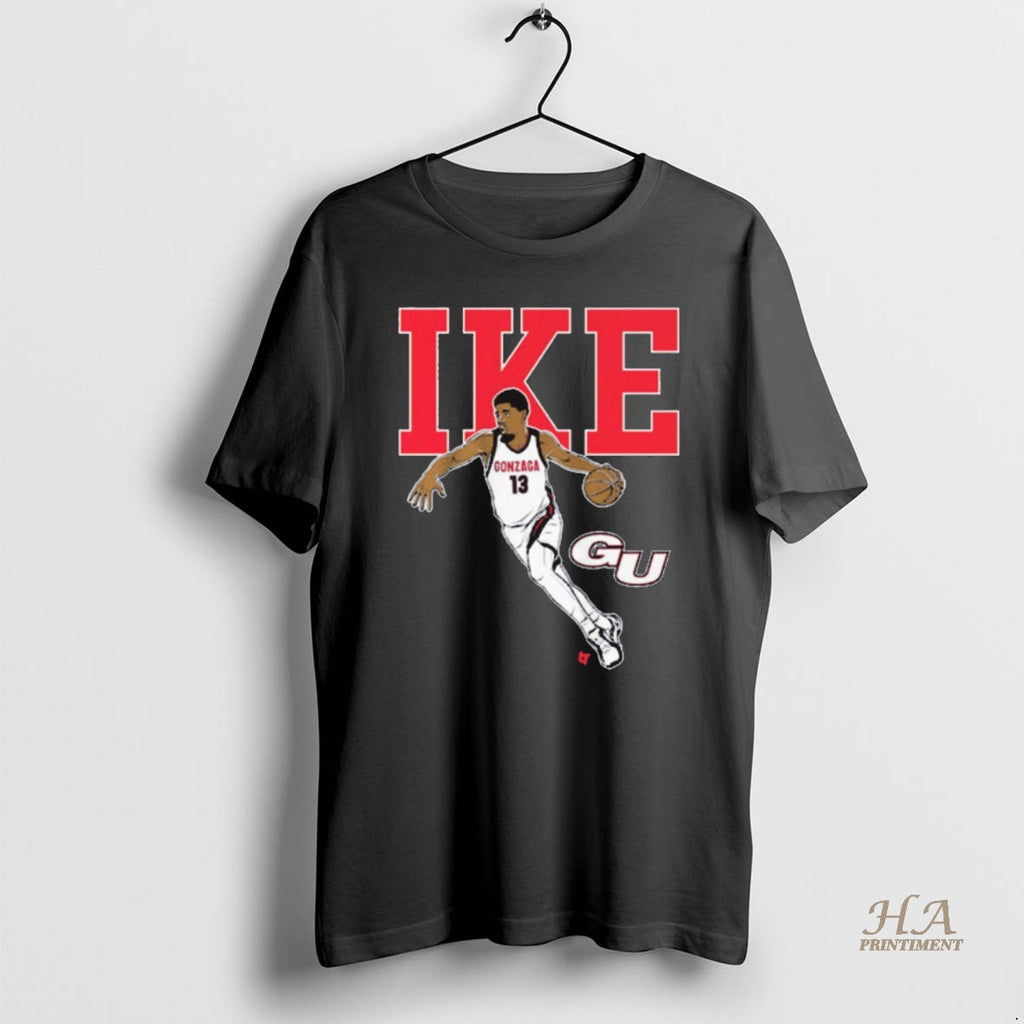 Official Gonzaga Bulldogs Basketball Graham Ike Name Pose Ncaa Shirt Hoodie Sweatshirt | PurePodTees.com