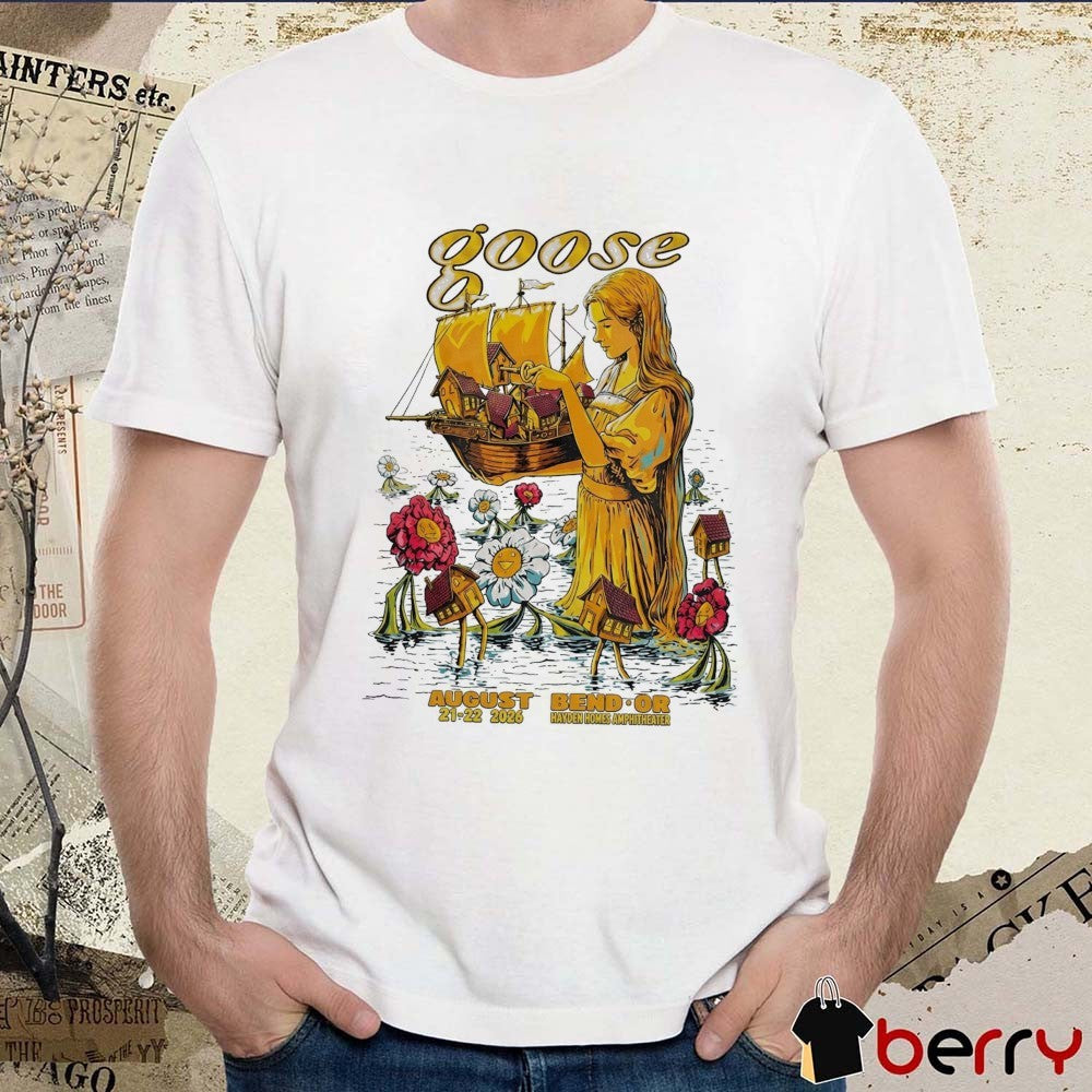 Goose The Band Bend OR Event Hayden Homes Amphitheater Bend OR August 21 – 22 2026 t-shirt