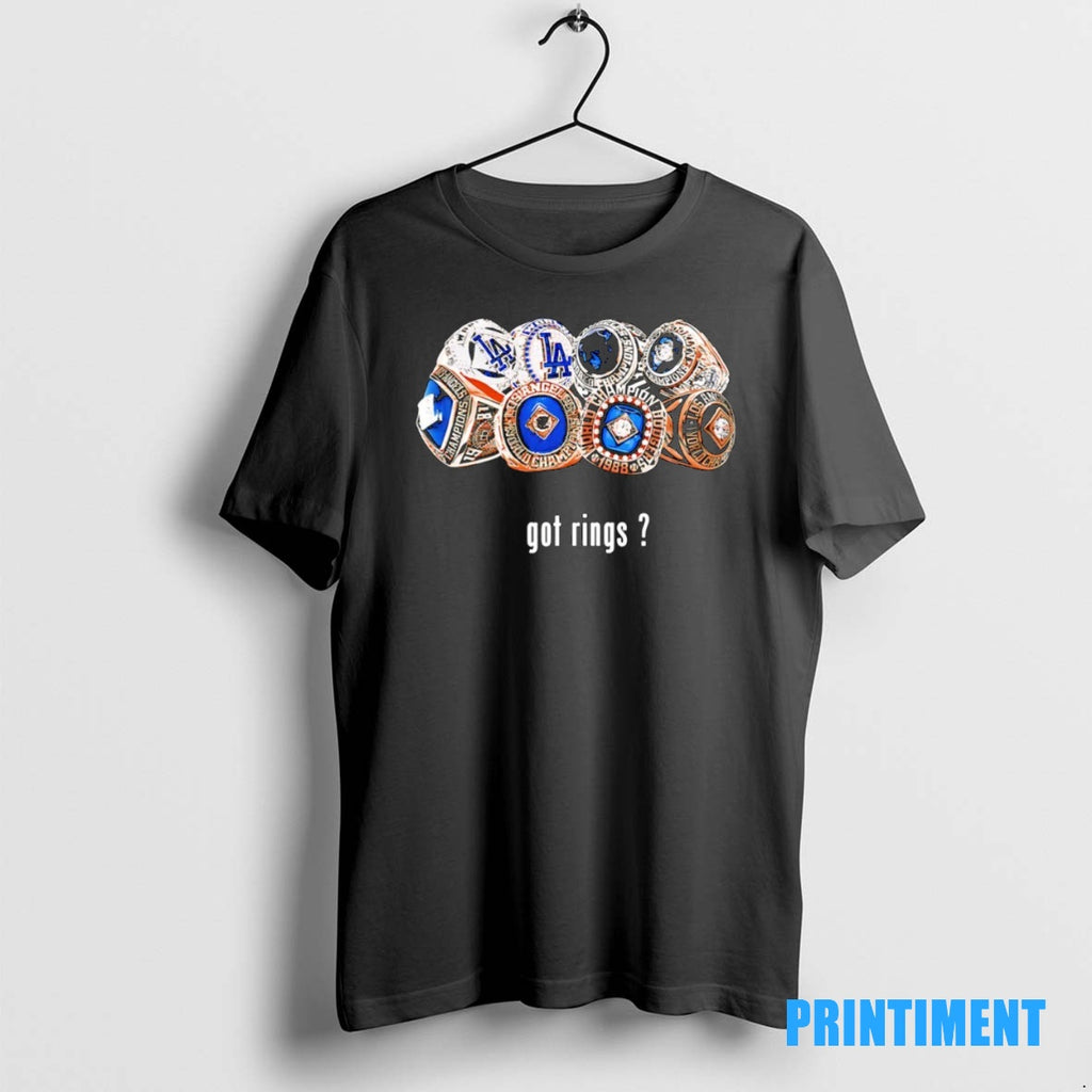 Official Got Rings 9 Time Los Angeles Dodgers Baseball Back To Back 2025 World Series Shirt Hoodie Sweatshirt
