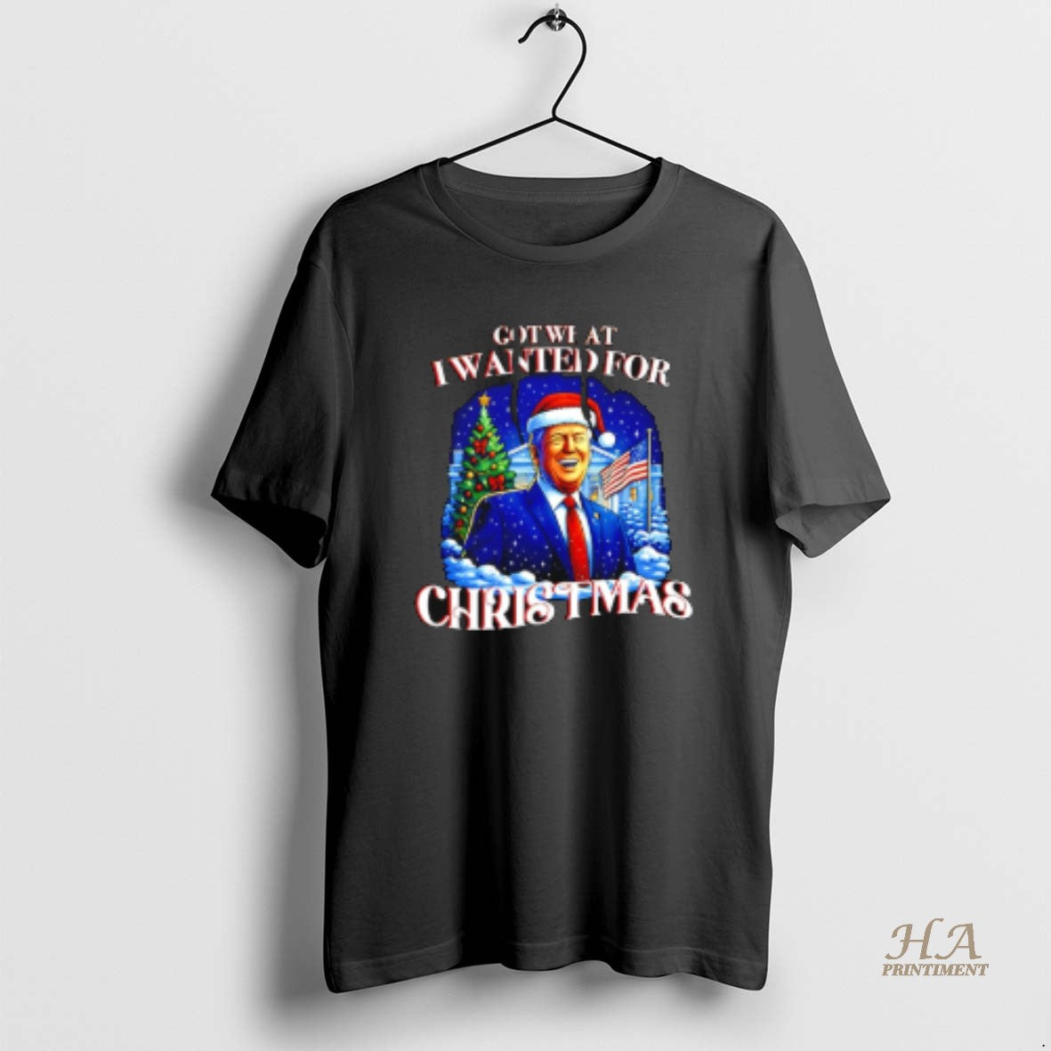 Official Got What I Wanted For Christmas Trump 2025 Shirt Hoodie Sweatshirt | PurePodTees.com