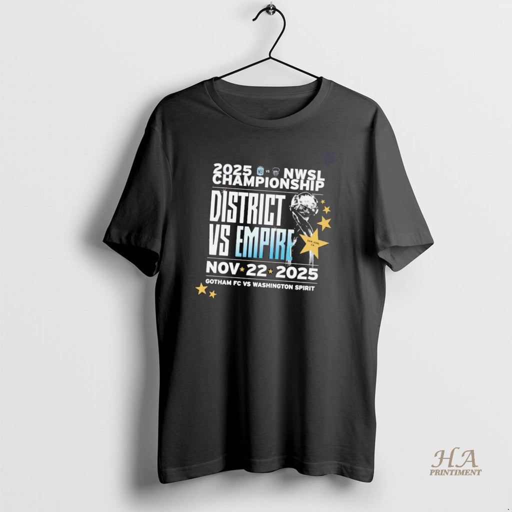 Official Gotham Fc Vs Washington Spirit District Vs Empire 2025 Nwsl Championship Shirt Hoodie Sweatshirt | PurePodTees.com