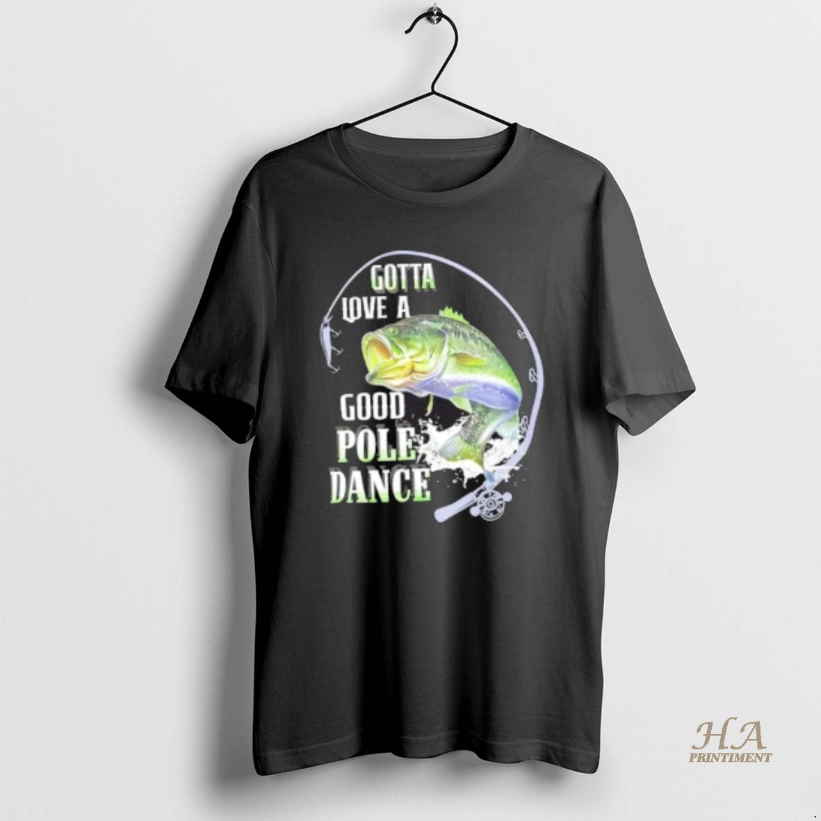 Official Gotta Love A Good Pole Dance Fishing Shirt Hoodie Sweatshirt | PurePodTees.com