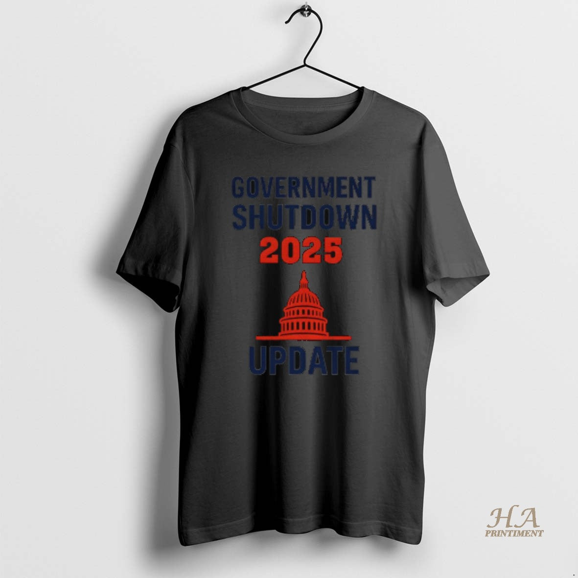 Official Government Shutdown 2025 Update Shirt Hoodie Sweatshirt | PurePodTees.com
