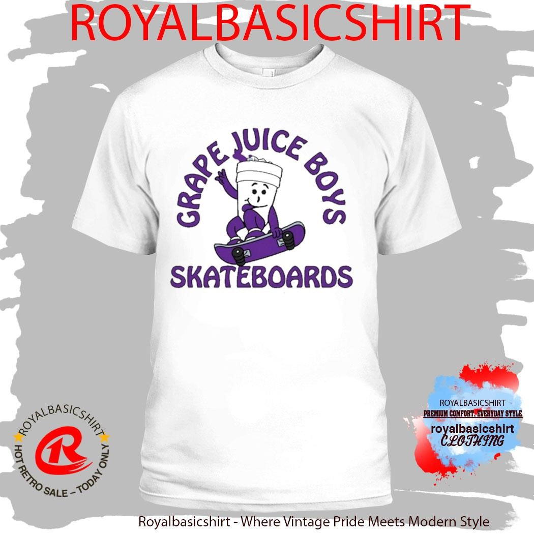 Grape Juice Boys Skateboards Shirt