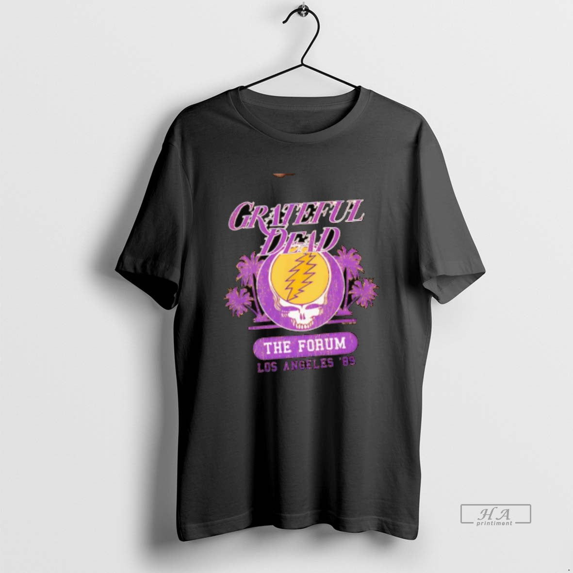 Official Grateful Dead Los Angeles 1989 The Forum February Logo Shirt Hoodie Sweatshirt | PurePodTees.com