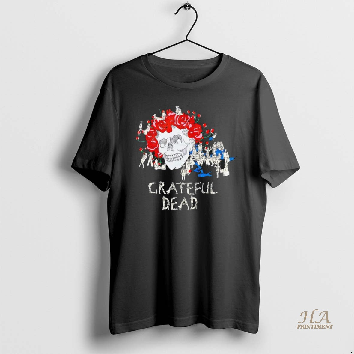 Official Grateful Dead Bertha In Black Black Shirt Hoodie Sweatshirt | PurePodTees.com