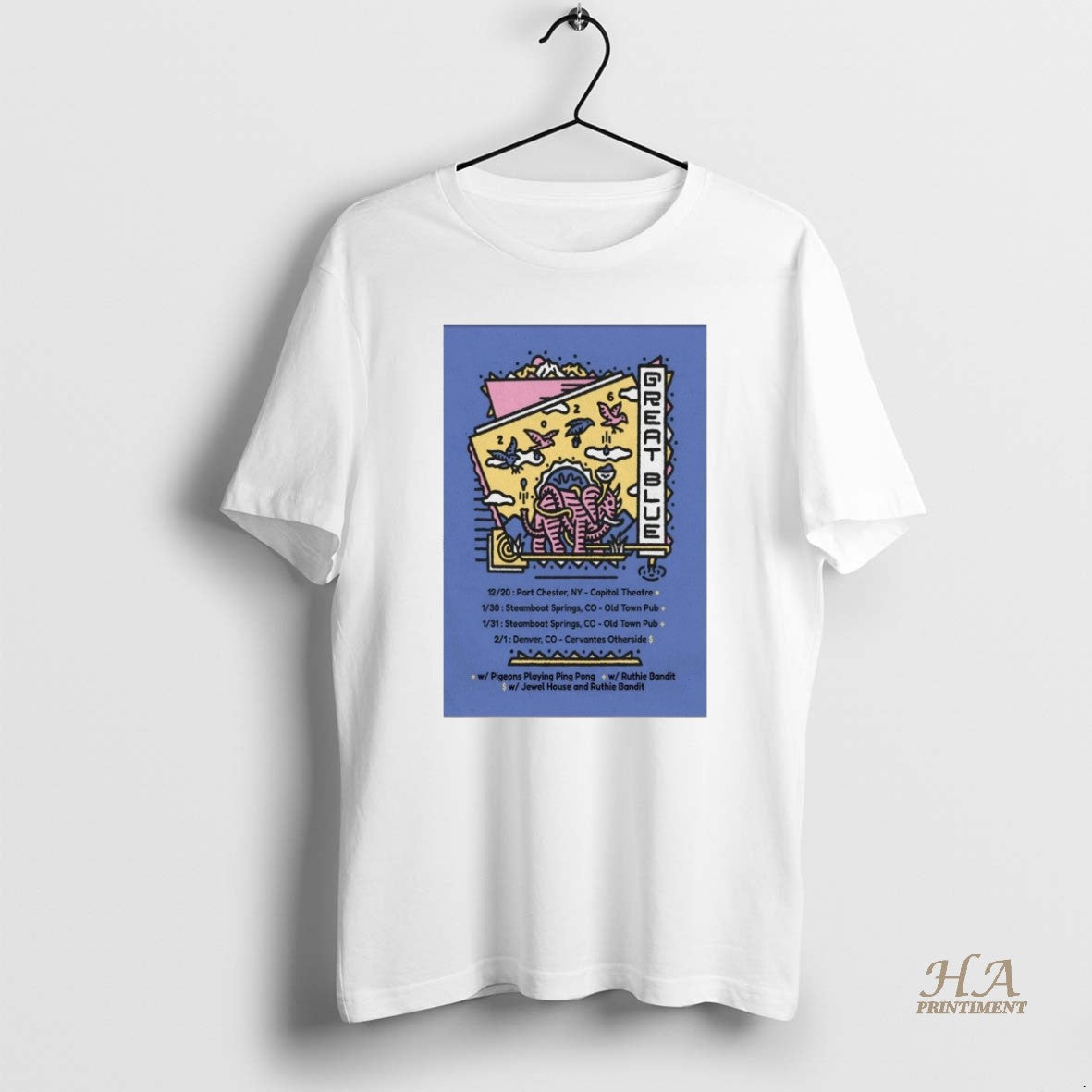 Official Great Blue Colorado Tour 2025 2026 December 20 Port Chester Ny Capitol Theatre Shirt Hoodie Sweatshirt