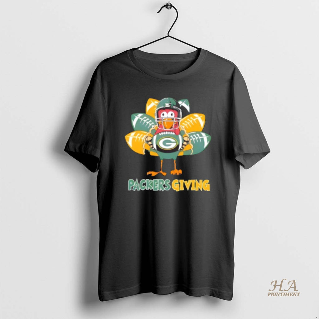Official Green Bay Packers Thanksgiving Turkey Shirt Hoodie Sweatshirt | PurePodTees.com