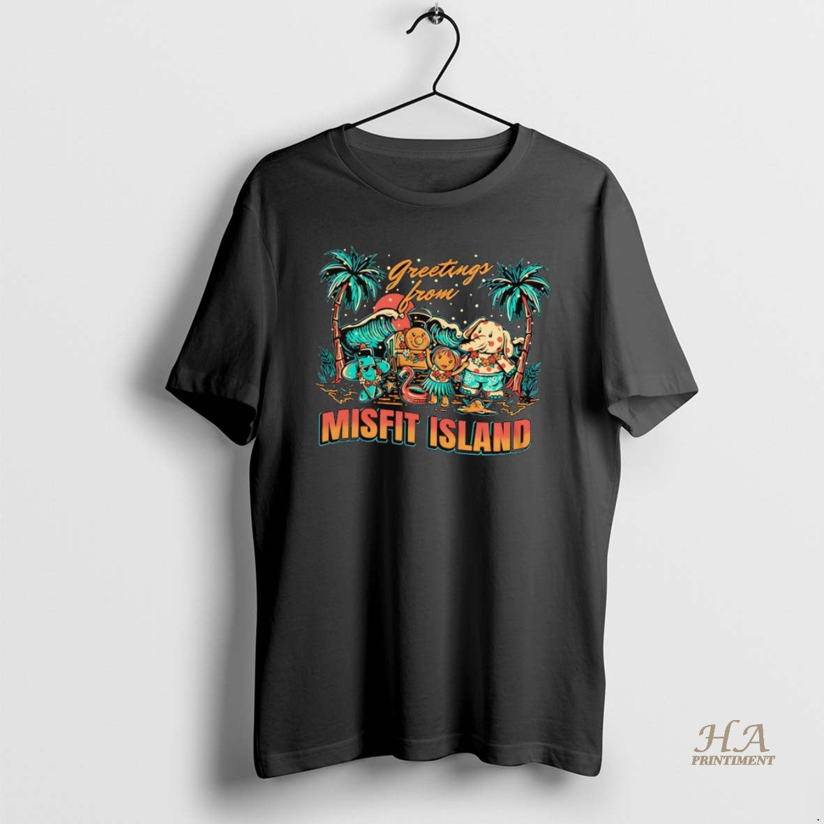 Official Greetings From Misfit Island Shirt Hoodie Sweatshirt | PurePodTees.com