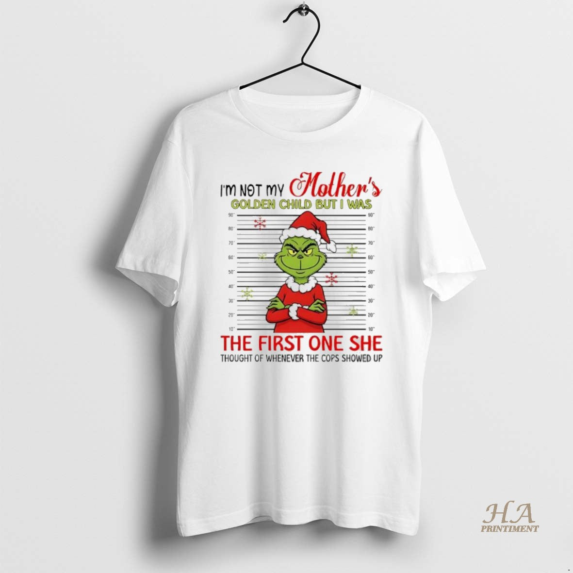 Official Grinch Christmas I Am Not My Mothers Shirt Hoodie Sweatshirt | PurePodTees.com