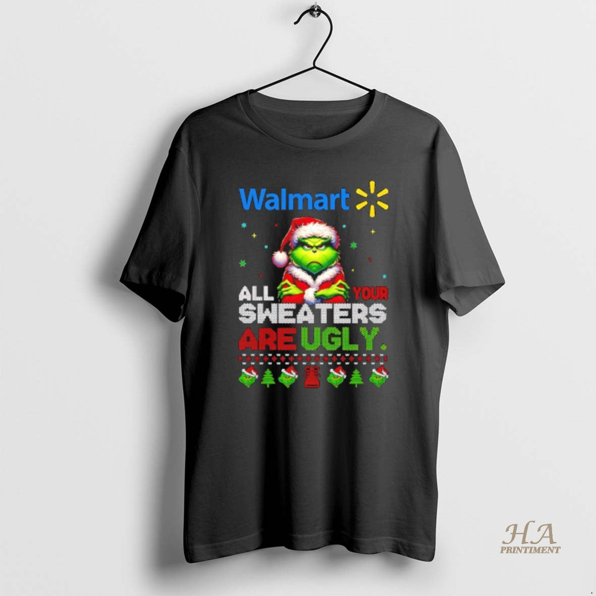 Official Grinch Christmas Walmart All Your Sweaters Are Ugly Shirt Hoodie Sweatshirt | PurePodTees.com