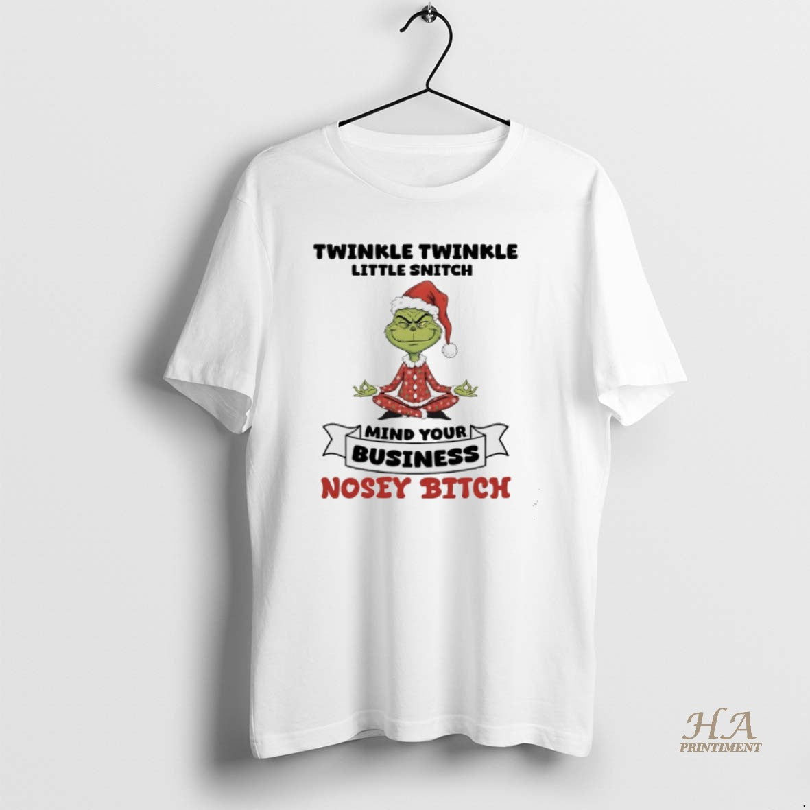 Official Grinch Christmas Yoga Twinkle Twinkle Little Snitch Mind Your Business Nosey Bitch Shirt Hoodie Sweatshirt