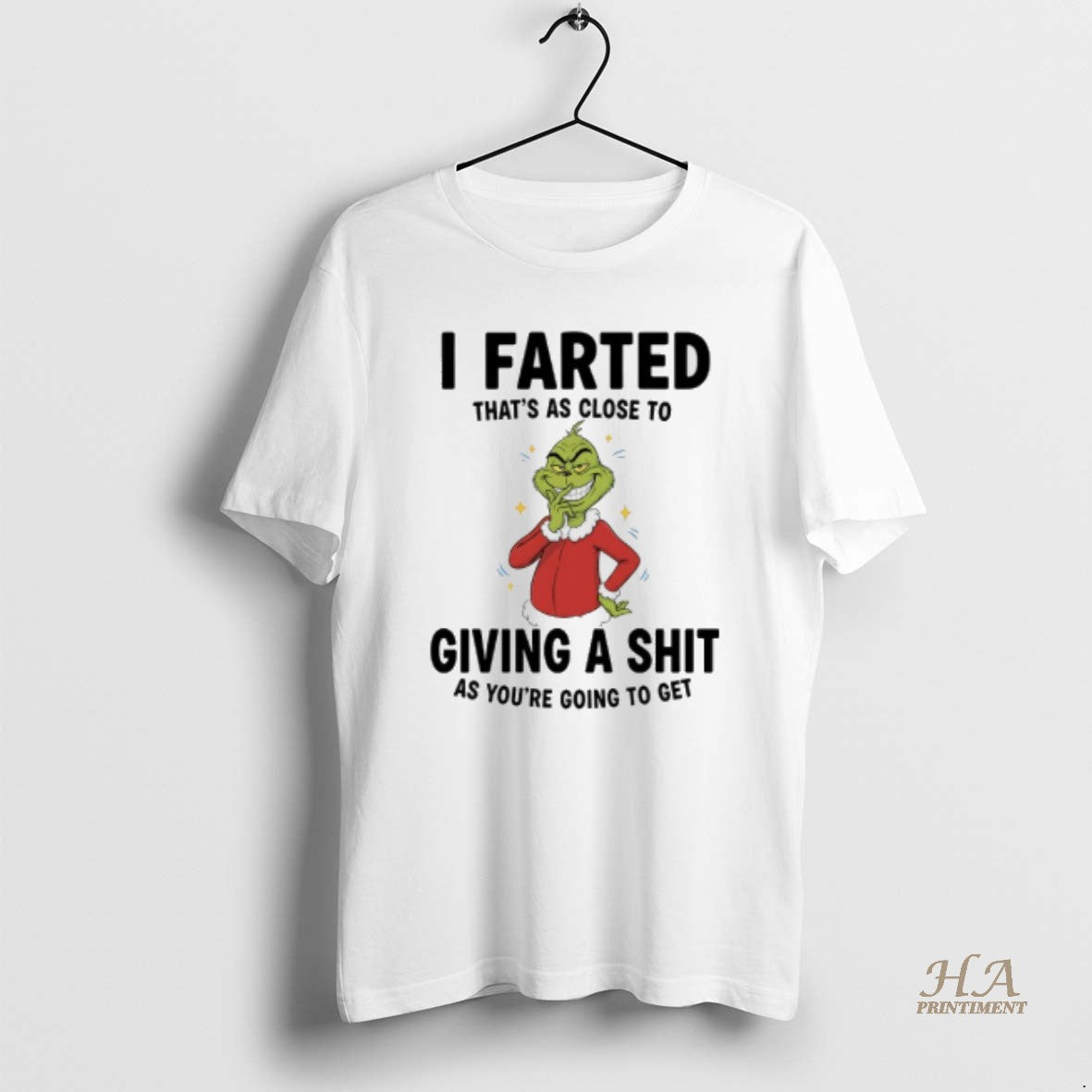Official Grinch Christmas Funny I Farted Thats As Close To Giving A Shit As Youre Shirt Hoodie Sweatshirt | PurePodTees.com