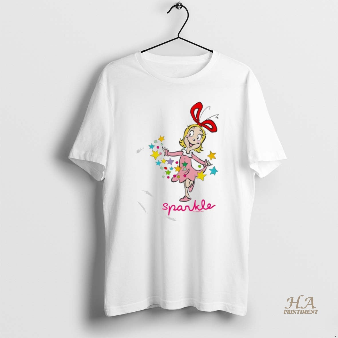 Official Grinch Cindy Lou Who Sparkle Shirt Hoodie Sweatshirt | PurePodTees.com