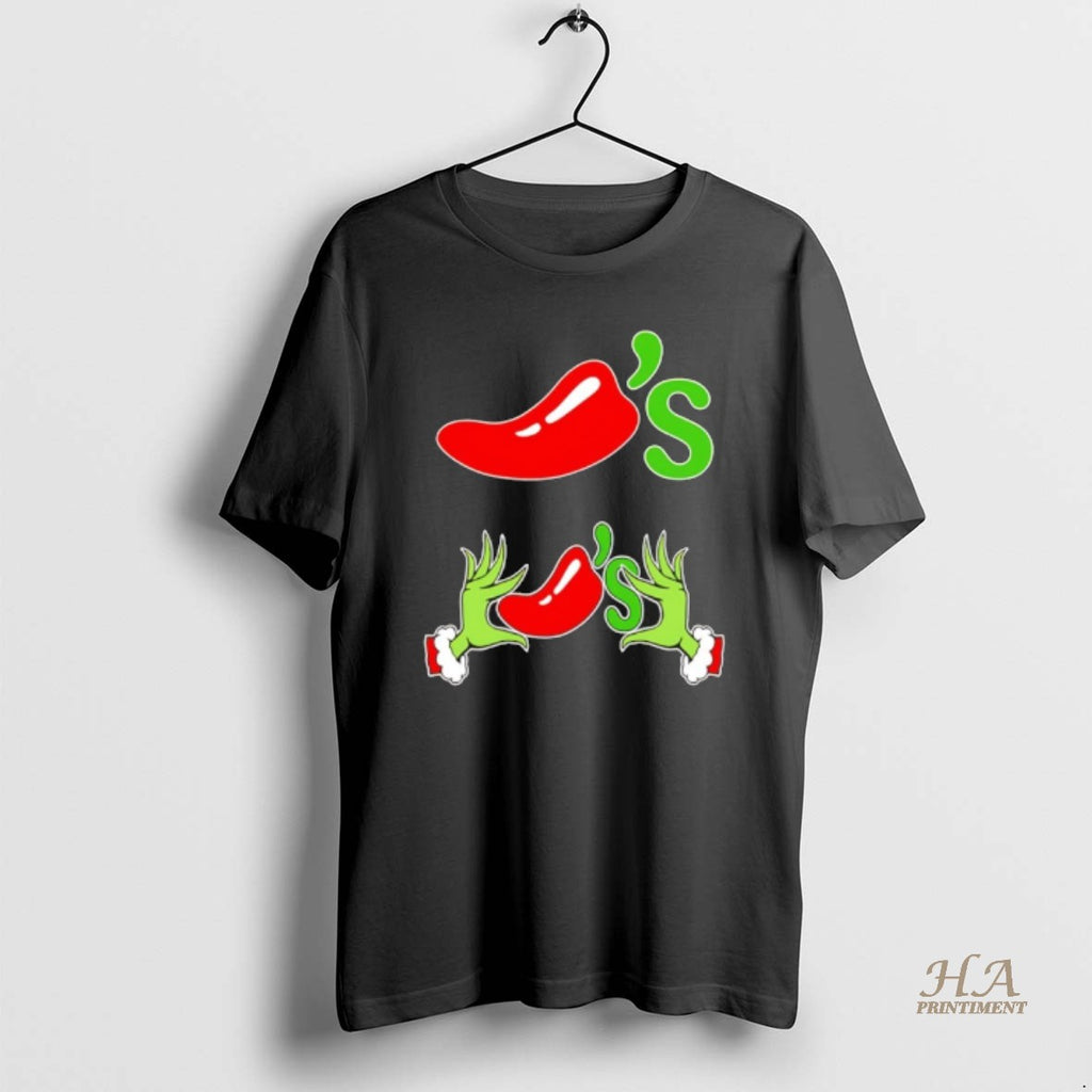 Official Grinch Hand Love Chilis Christmas 2025 Shirt Hoodie Sweatshirt | PurePodTees.com
