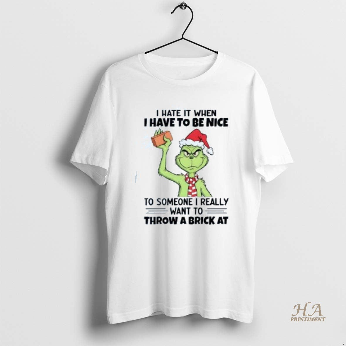 Official Grinch I Hate It When I Have To Be Nice To Someone Christmas Shirt Hoodie Sweatshirt | PurePodTees.com