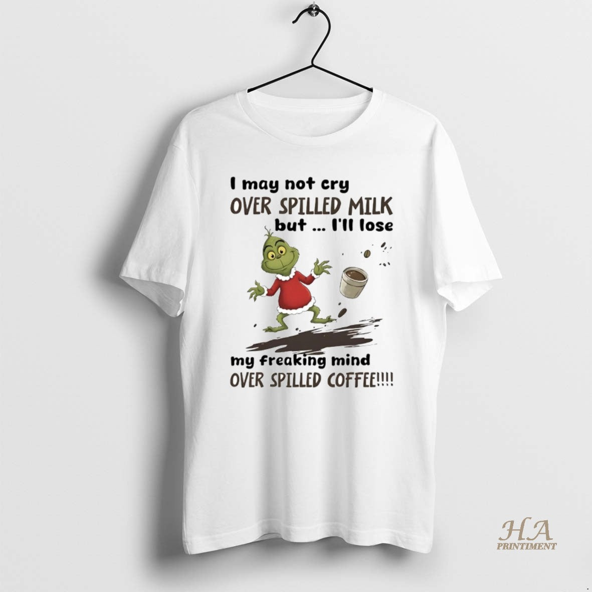 Official Grinch I May Not Cry Over Spilled Milk But Ill Lose Christmas Shirt Hoodie Sweatshirt | PurePodTees.com