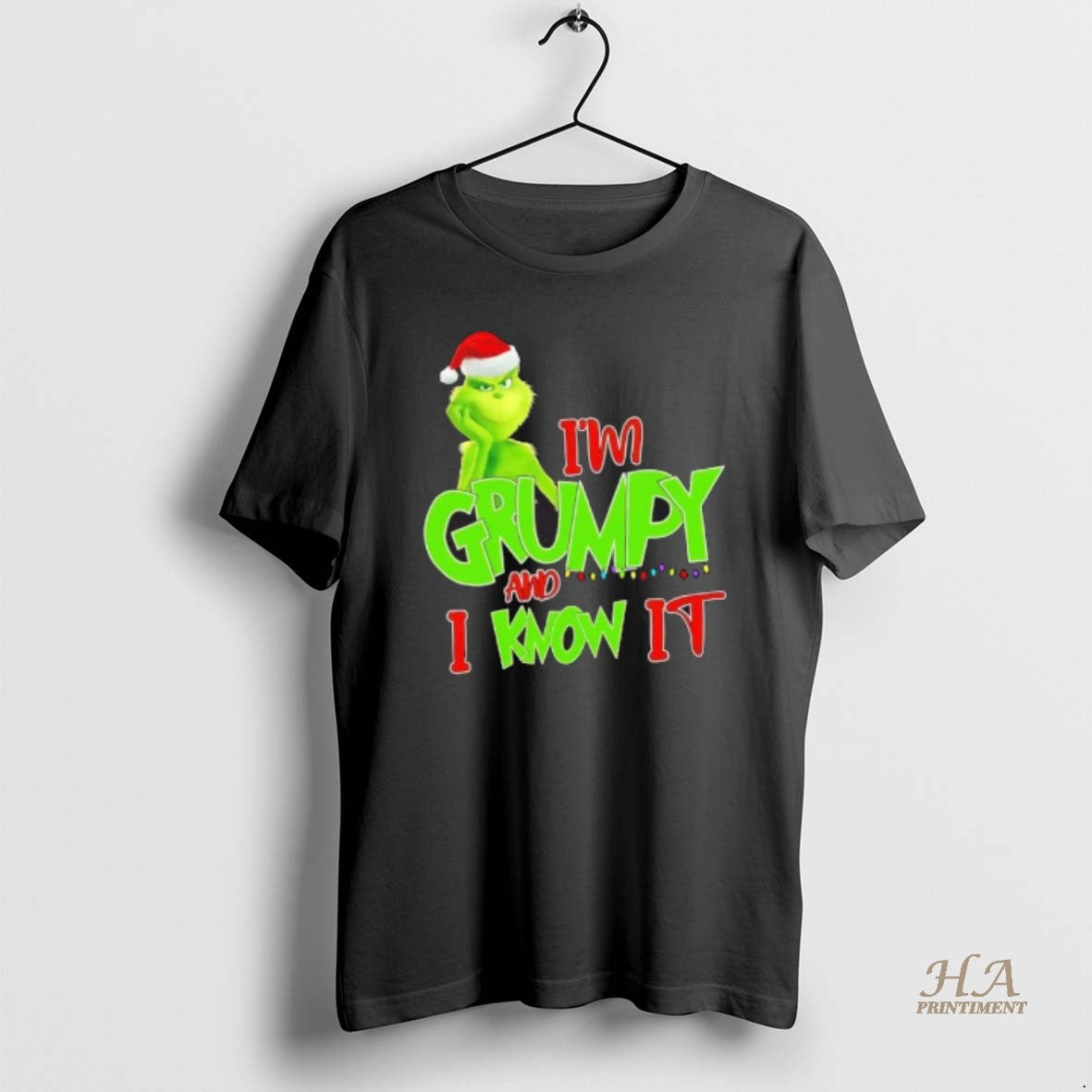 Official Grinch Im Grumpy And I Know It Christmas Shirt Hoodie Sweatshirt | PurePodTees.com