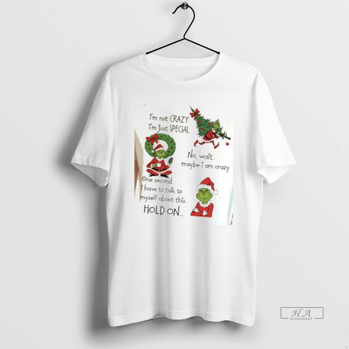 Official Grinch Im Not Crazy Im Just Special No Wait Maybe I Am Crazy Christmas Shirt Hoodie Sweatshirt | PurePodTees.com