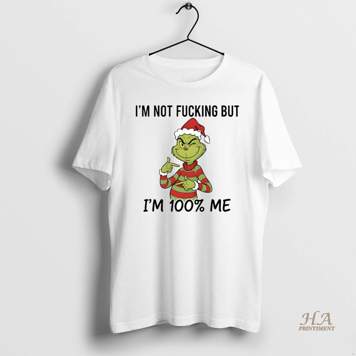 Official Grinch Im Not Fucking But Im 100 Me Christmas Shirt Hoodie Sweatshirt | PurePodTees.com