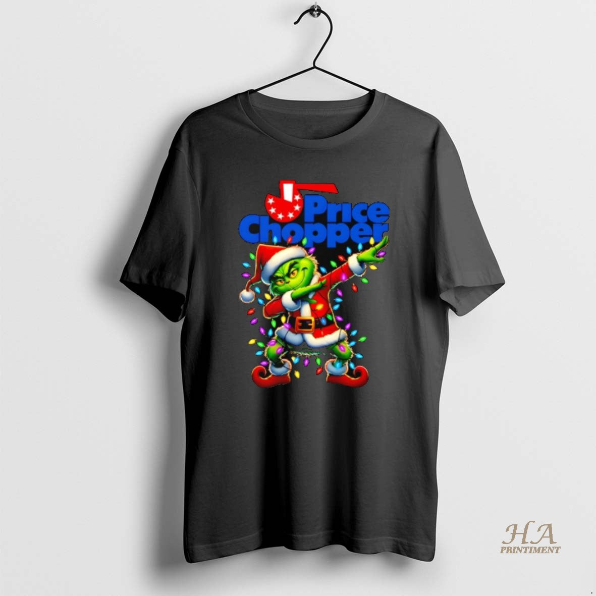 Official Grinch Lights Dabbing Christmas X Price Chopper Shirt Hoodie Sweatshirt | PurePodTees.com