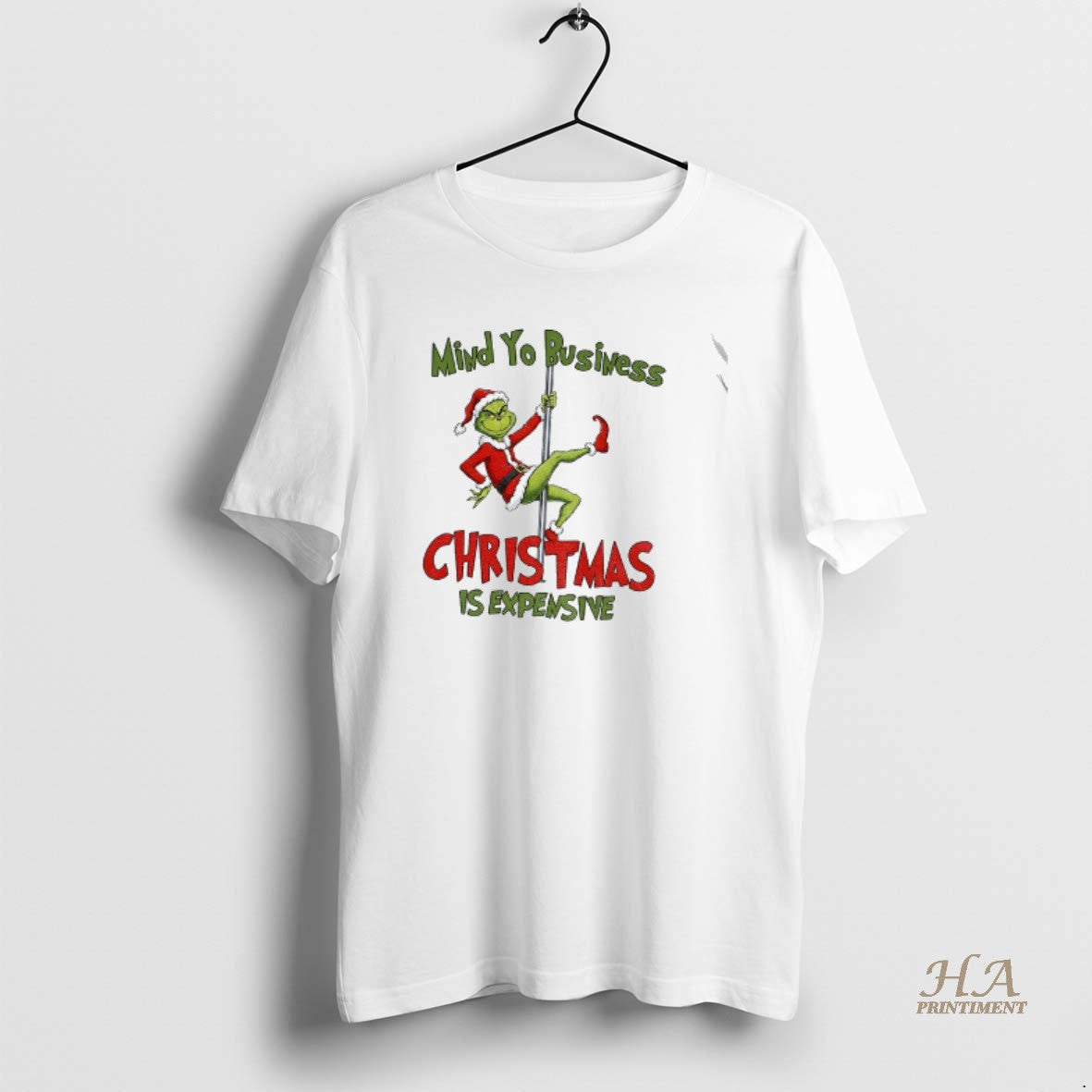 Official Grinch Santa Claus Mind Your Business Christmas Is Expensive Merry Christmas Shirt Hoodie Sweatshirt