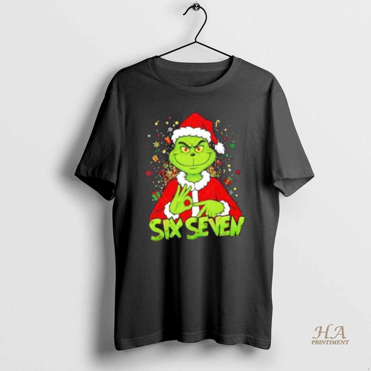 Official Grinch Six Seven 6 7 Christmas Shirt Hoodie Sweatshirt | PurePodTees.com