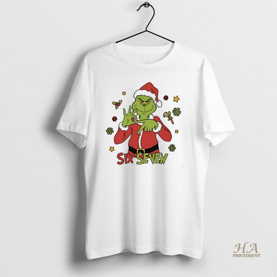 Official Grinch Six Seven 67 Christmas White Shirt Hoodie Sweatshirt | PurePodTees.com