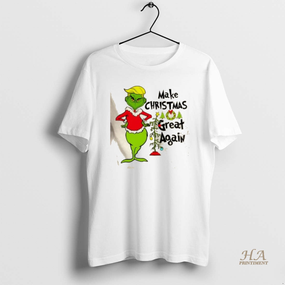 Official Grinch Trump Hair Make Christmas Great Again Shirt Hoodie Sweatshirt | PurePodTees.com