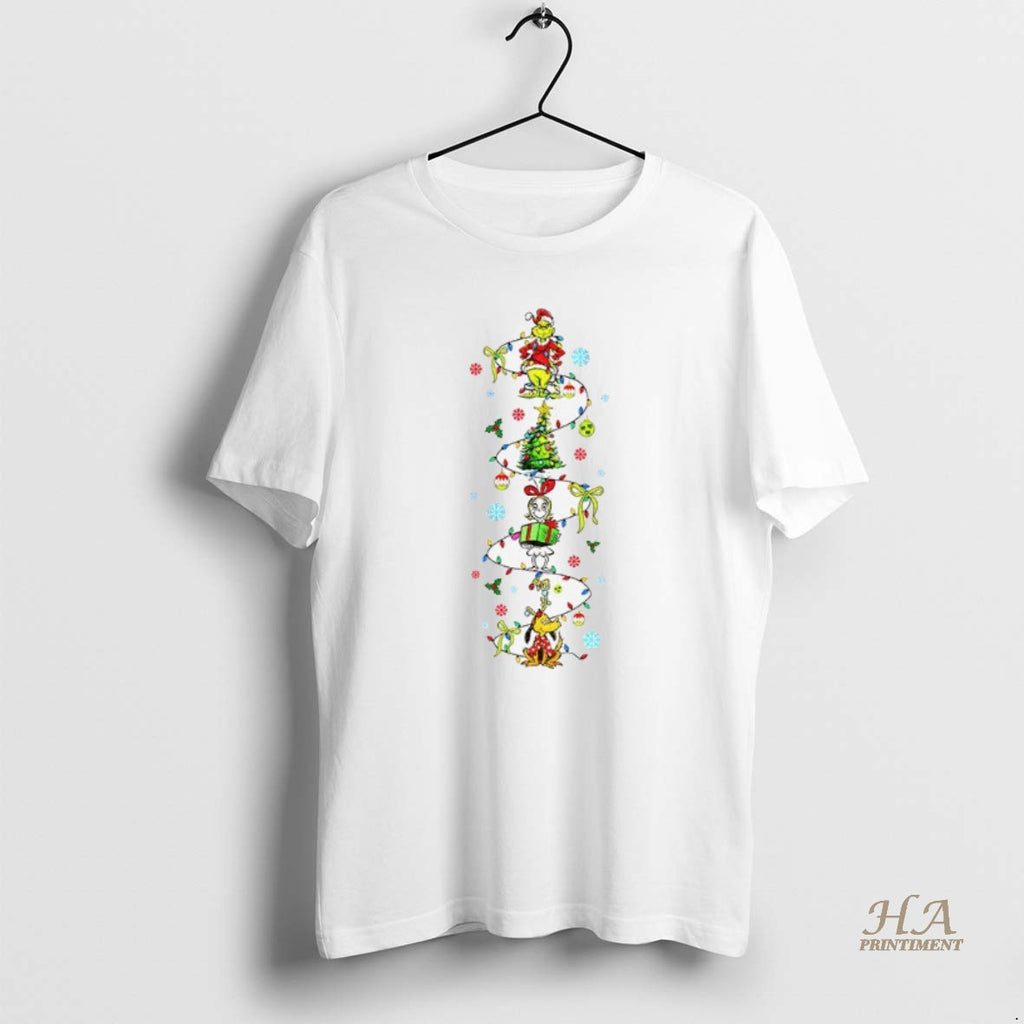 Official Grinch And Friends The Most Wonderful Time Of The Year Christmas Light Shirt Hoodie Sweatshirt | PurePodTees.com