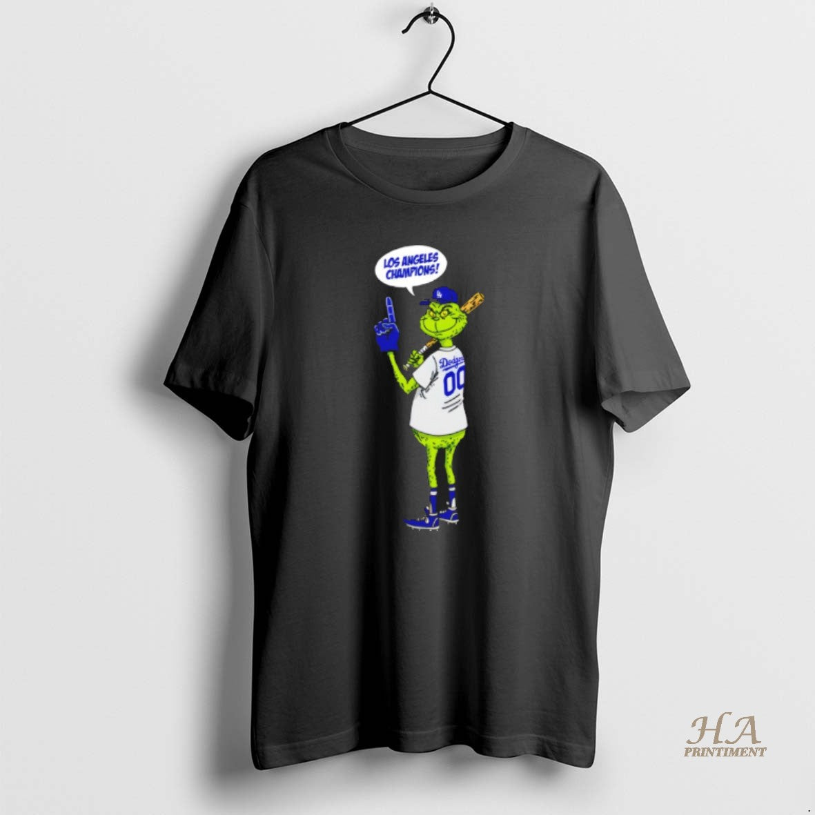 Official Grinch Fan Of Los Angeles Dodgers Champions World Series 2025 Merry Christmas Shirt Hoodie Sweatshirt