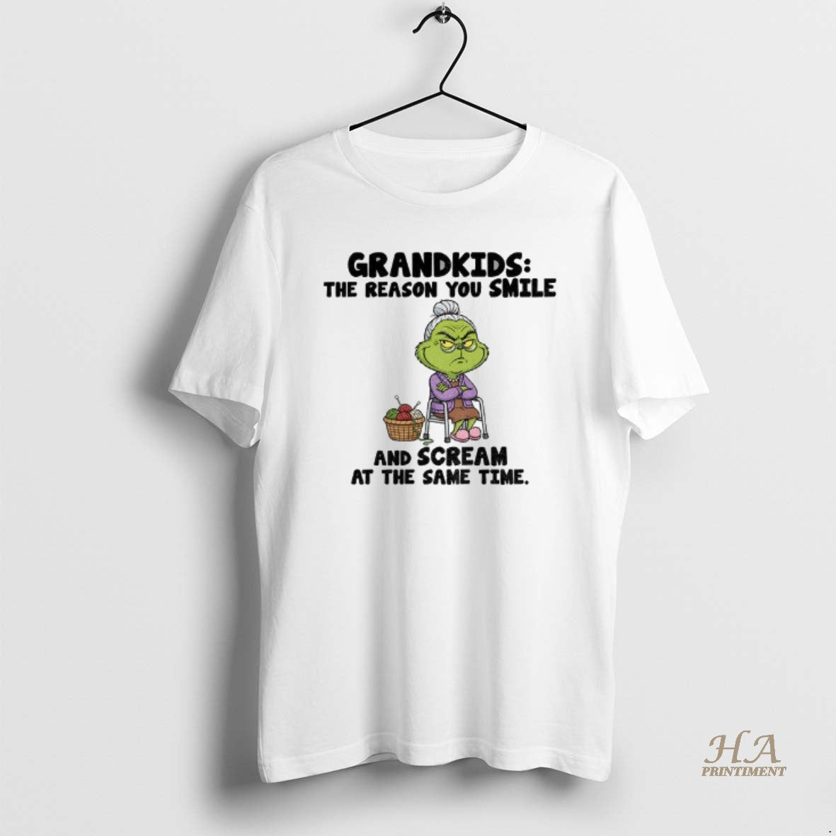 Official Grinch Grandkids The Reason You Smile And Scream At The Same Time Christmas Shirt Hoodie Sweatshirt