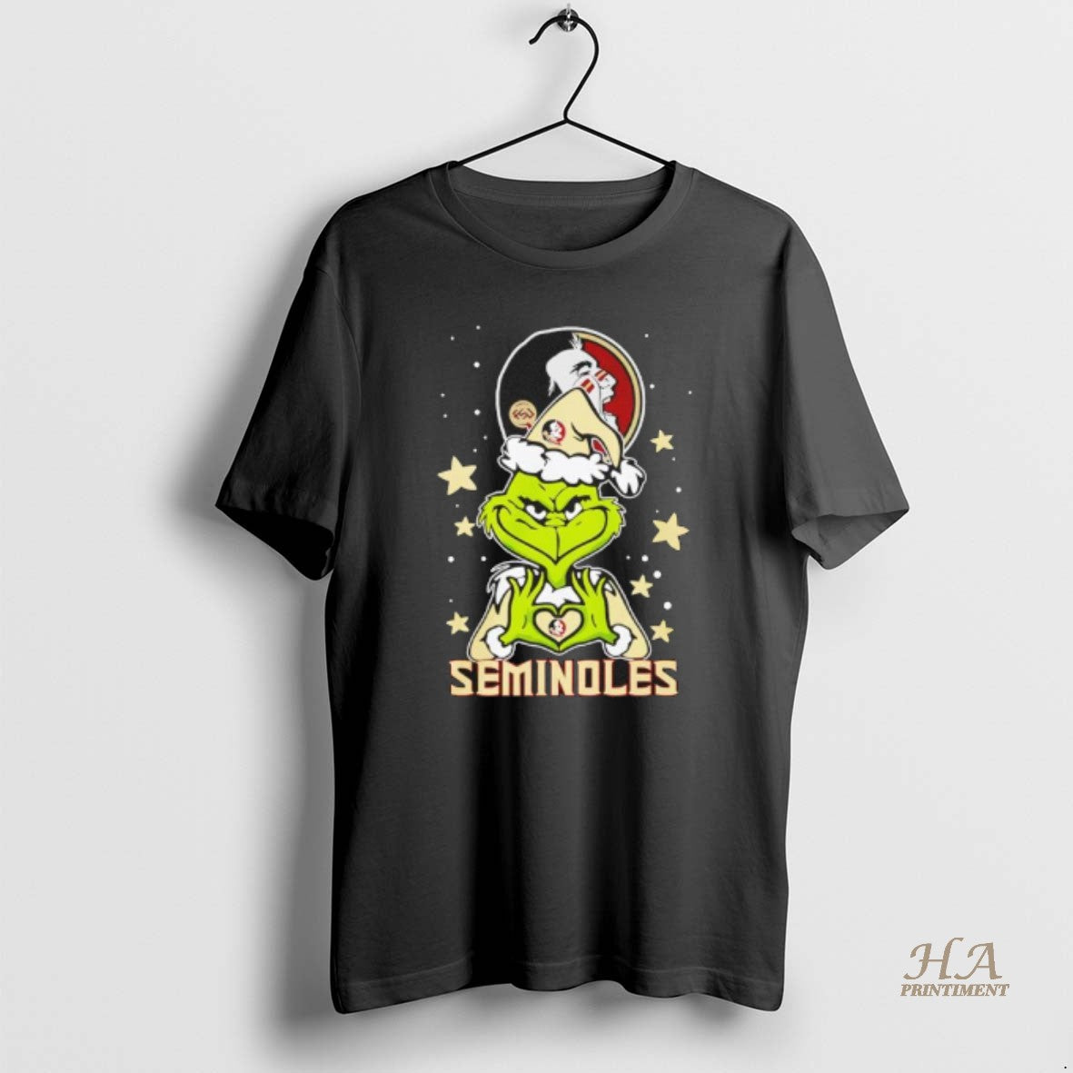 Official Grinch Love Florida State Seminoles Christmas 25 Shirt Hoodie Sweatshirt | PurePodTees.com