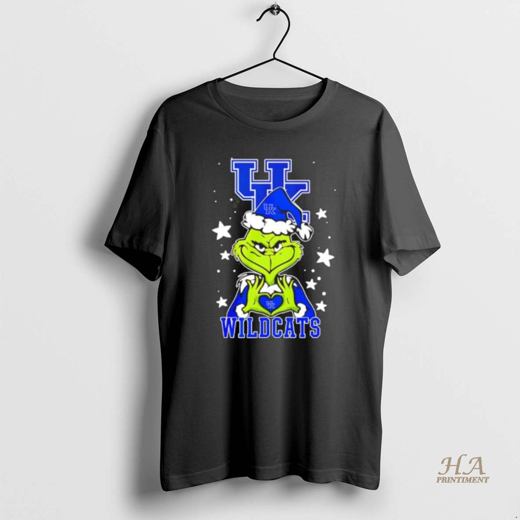 Official Grinch Love Kentucky Wildcats Christmas 25 Shirt Hoodie Sweatshirt | PurePodTees.com