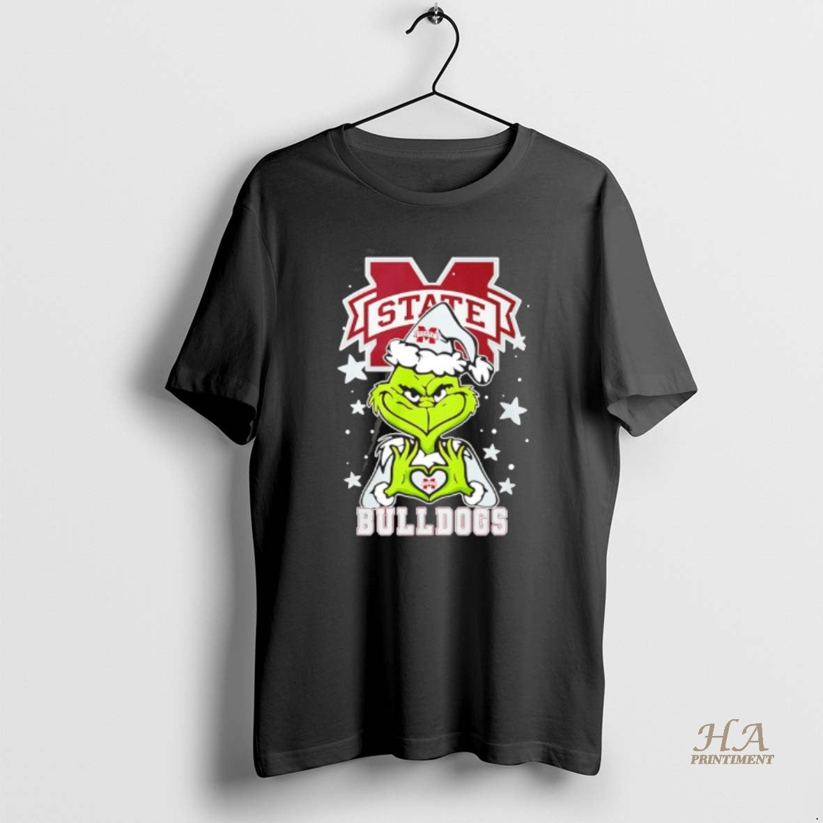 Official Grinch Love Mississippi State Bulldogs Christmas 25 Shirt Hoodie Sweatshirt | PurePodTees.com