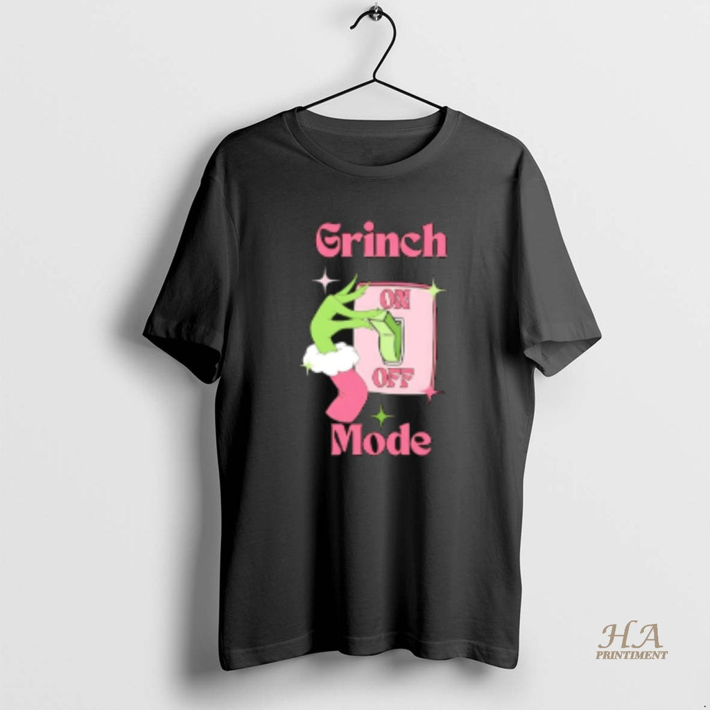 Official Grinch Mode On Grinch Hand Shirt Hoodie Sweatshirt | PurePodTees.com