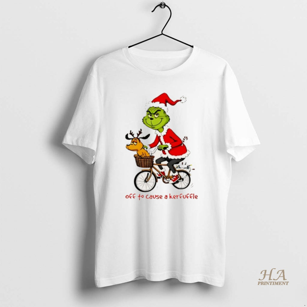 Official Grinch Off To Cause A Kerfuffle Christmas Christmas Shirt Hoodie Sweatshirt | PurePodTees.com
