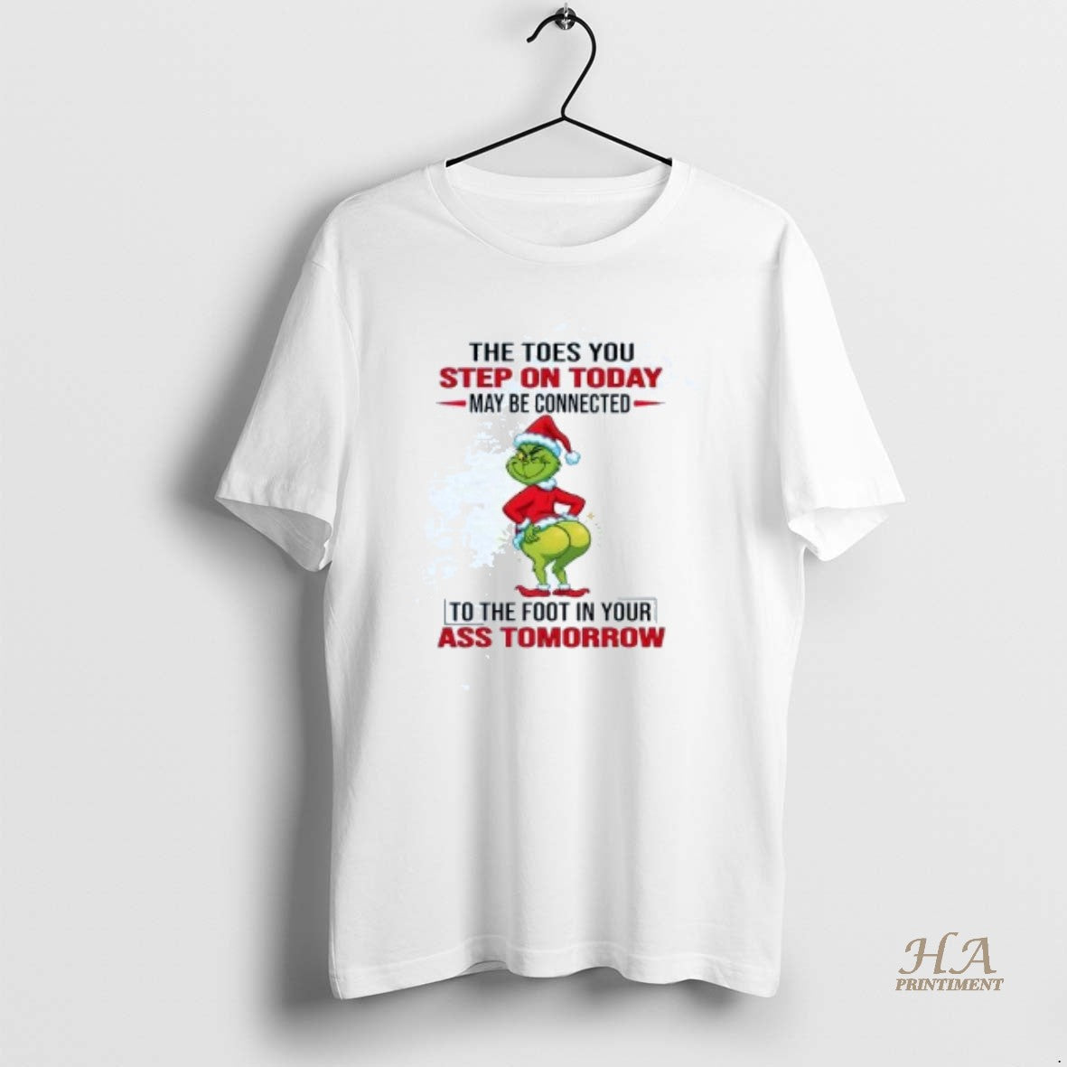 Official Grinch The Toes You Step On Today May Be Connected Christmas Shirt Hoodie Sweatshirt | PurePodTees.com