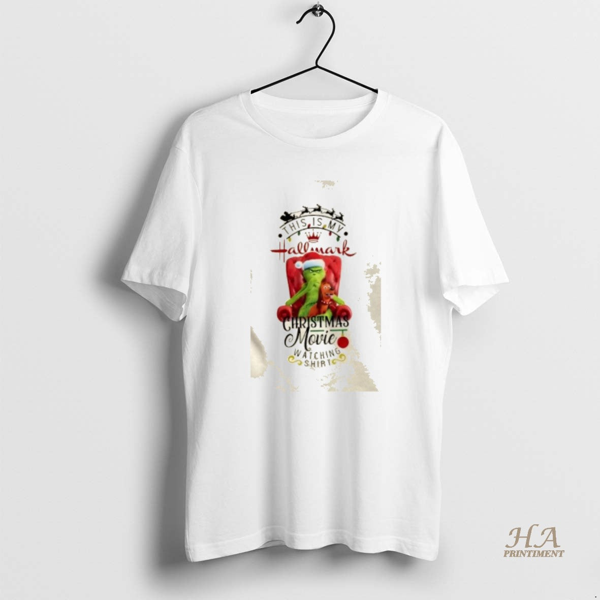 Official Grinch This Is My Hallmark Christmas Movie Watching Shirt Hoodie Sweatshirt | PurePodTees.com