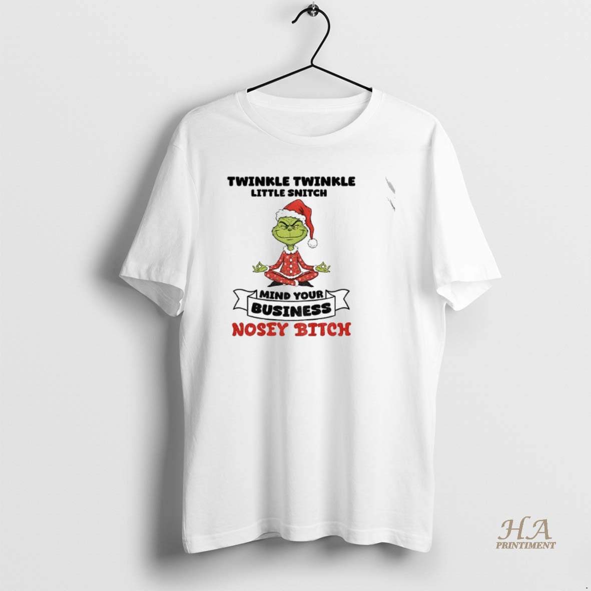 Official Grinch Yoga Twinkle Twinkle Little Snitch Mind Your Business Nosey Bitch Christmas Shirt Hoodie Sweatshirt