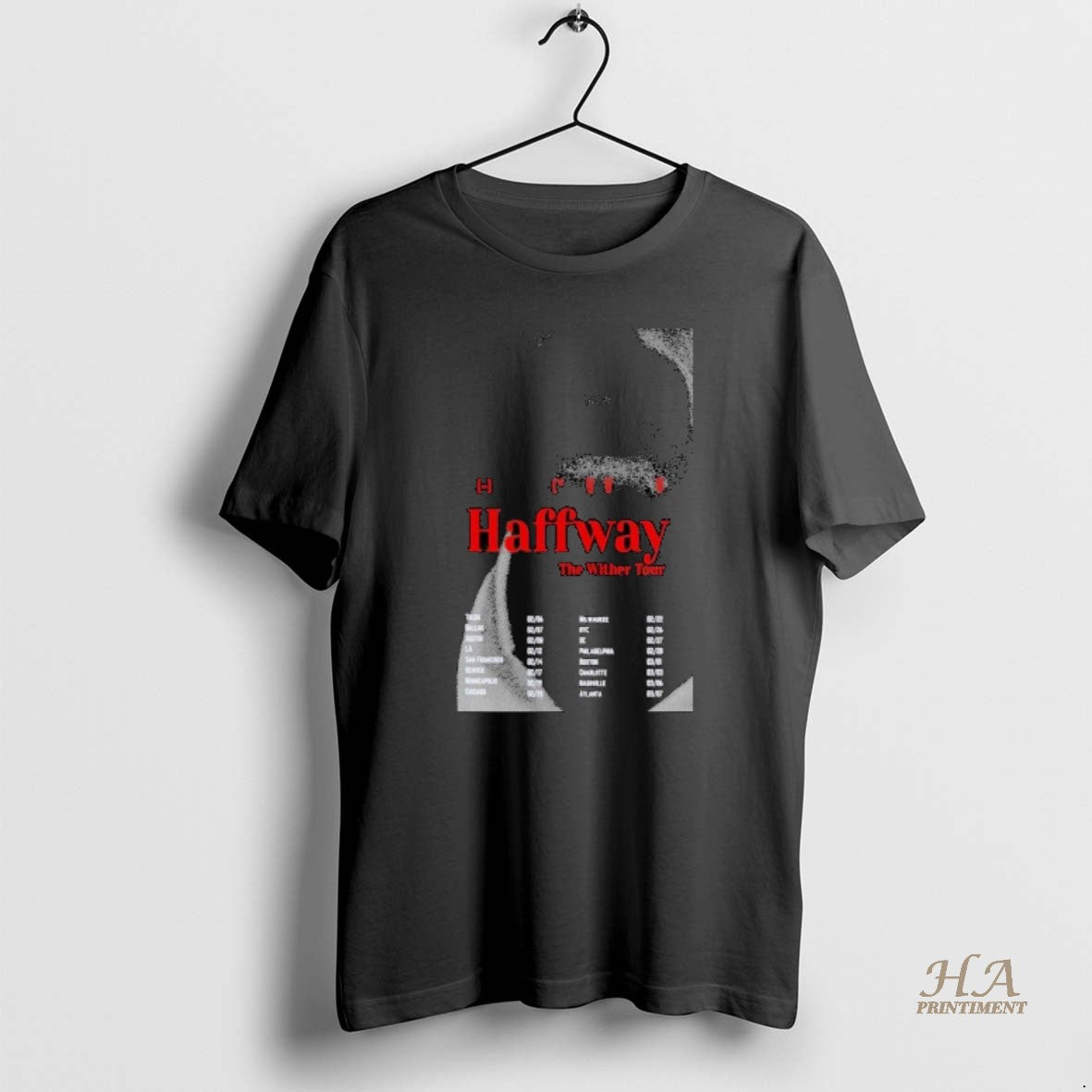 Official Haffway The Wither Tour 2026 Shirt Hoodie Sweatshirt | PurePodTees.com