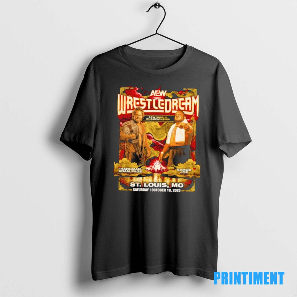 Official Hangman Adam Page Vs Samoa Joe Aew Wrestledream 2025 Matchup Tee Sweater