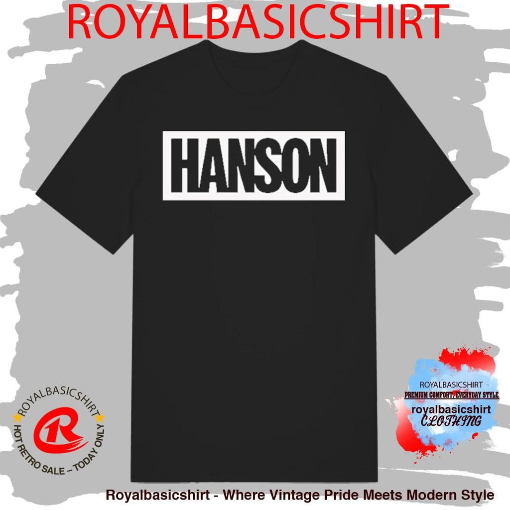 Hanson Block Text Logo Shirt