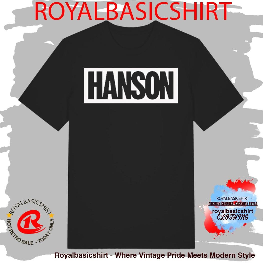 Hanson Block Text Logo Shirt