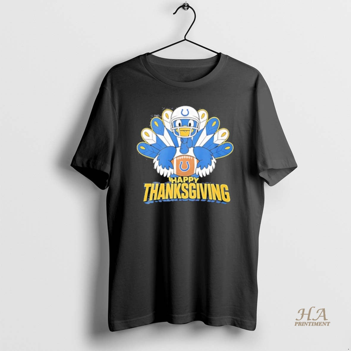 Official Happy Thanksgiving Turkey Indianapolis Colts Shirt Hoodie Sweatshirt | PurePodTees.com