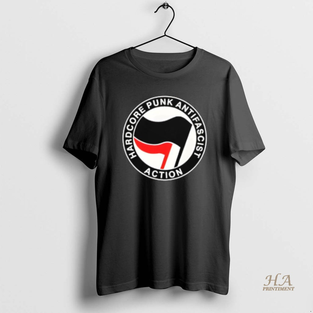 Official Hardcore Punk Anti Fascist Action Shirt Hoodie Sweatshirt | PurePodTees.com