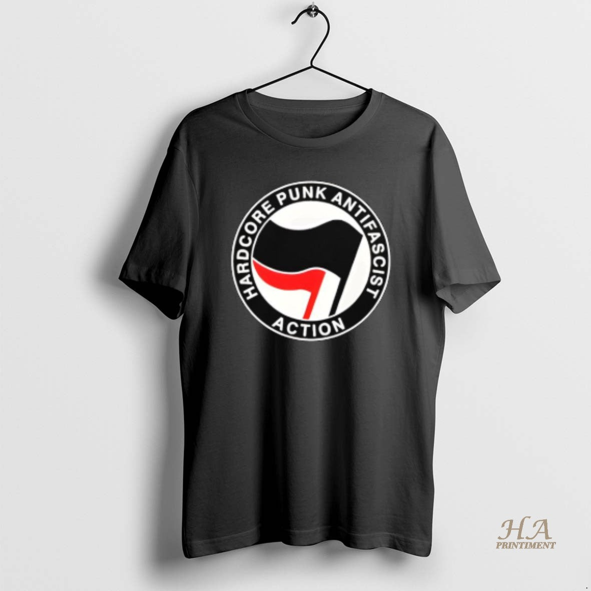 Official Hardcore Punk Anti Fascist Action Shirt Hoodie Sweatshirt | PurePodTees.com